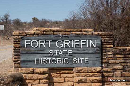 Fort Griffin Enterance Sign