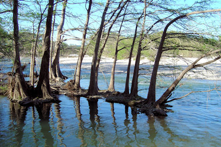 Frio River up stream of the state park
