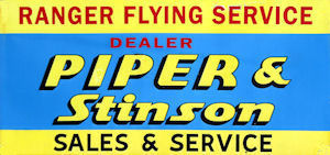Ranger Flying Service Sign