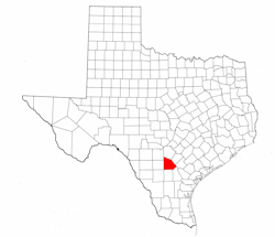 Atascosa County Texas - Location Map