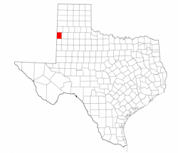 Bailey County Texas - Location Map