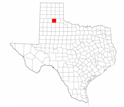 Briscoe County Texas - Location Map