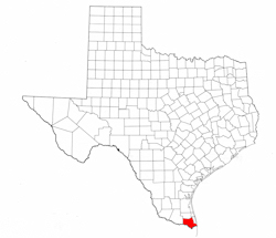 Cameron County Texas - Location Map