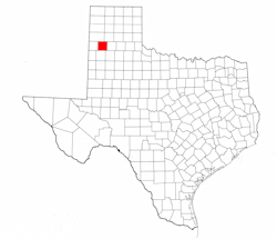 Castro County Texas - Location Map