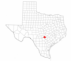 Comal County Texas - Location Map