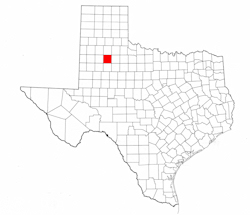 Crosby County Texas - Location Map