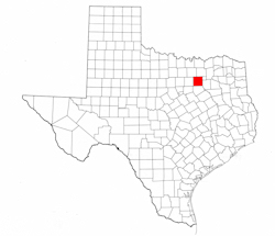 Dallas County Texas - Location Map