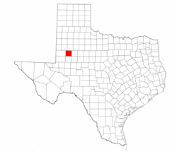 Dawson County Texas - Location Map