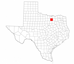 Denton County Texas - Location Map