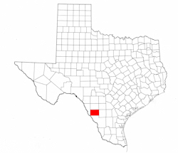 Dimmit County Texas - Location Map