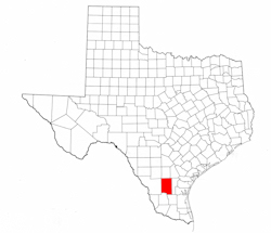 Duval County Texas - Location Map
