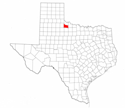 Foard County Texas - Location Map