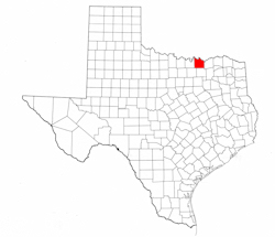 Grayson County Texas - Location Map