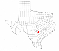 Guadalupe County Texas - Location Map
