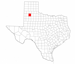 Hale County Texas - Location Map