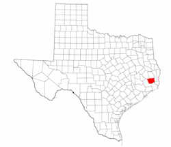 Hardin County Texas - Location Map