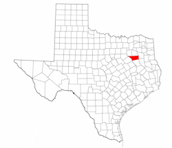 Henderson County Texas - Location Map