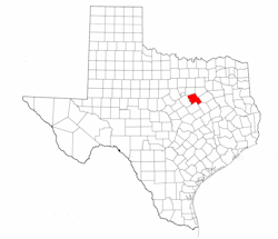 Hill County Texas - Location Map