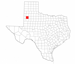 Hockley County Texas - Location Map
