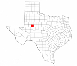Howard County Texas - Location Map