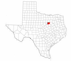 Johnson County Texas - Location Map
