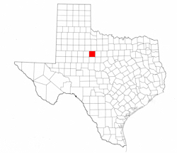 Jones County Texas - Location Map
