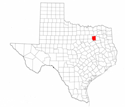 Kaufman County Texas - Location Map