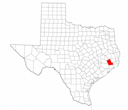 Liberty County Texas - Location Map