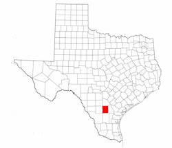 McMullen County Texas - Location Map