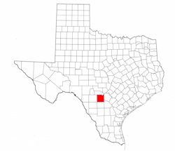 Medina County Texas - Location Map