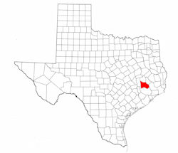 Montgomery County Texas - Location Map