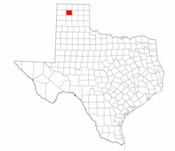 Moore County Texas - Location Map