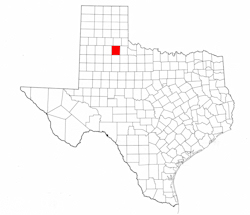 Motley County Texas - Location Map