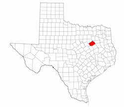 Navarro County Texas - Location Map