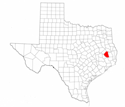 Polk County Texas - Location Map
