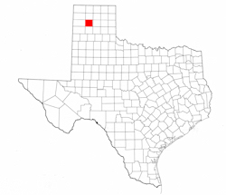 Potter County Texas - Location Map