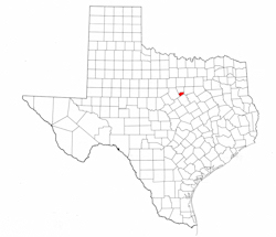 Somervell County Texas - Location Map