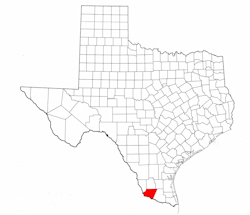 Starr County Texas - Location Map