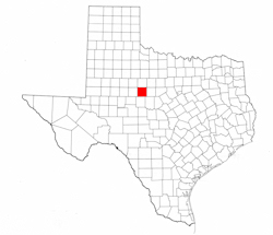 Taylor County Texas - Location Map
