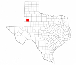 Terry County Texas - Location Map