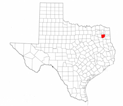 Upshur County Texas - Location Map