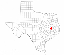 Walker County Texas - Location Map