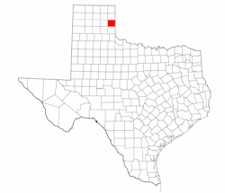 Wheeler County Texas - Location Map