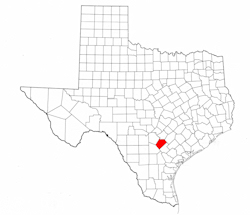 Wilson County Texas - Location Map
