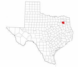Wood County Texas - Location Map