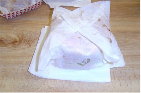 The "Bubba Burger" under wraps
