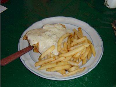 Chicken Fried Steak, Cream Gravy with Fries
