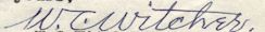 W.C. Witcher signature