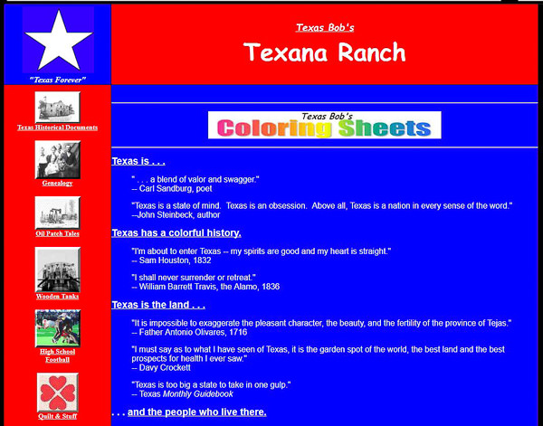 TexasBob.com 1999