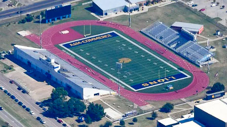 Ernest Hawkins Field At Memorial Stadium Commerce Texas Ernest Hawkins Field At Memorial Stadium Commerce Texas